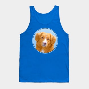 Nova Scotia Duck Tolling Retriever Dog Painting Tank Top